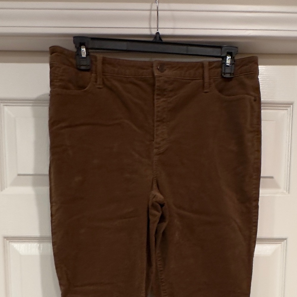 Talbots Women's Skinny Corduroy Pants in Brown